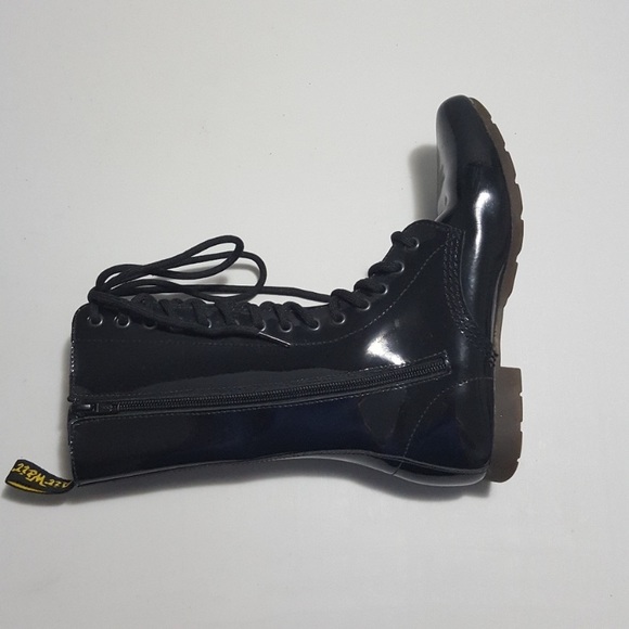 Dr Martens Stacey Ritzy Black leather Lace Up Boots - Picture 3 of 6